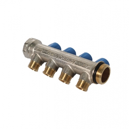6200E7N1004R4A კოლექტორი სარქველიანი Red 1" შ.ხ.-გ.ხ. 1/2"x4 GF