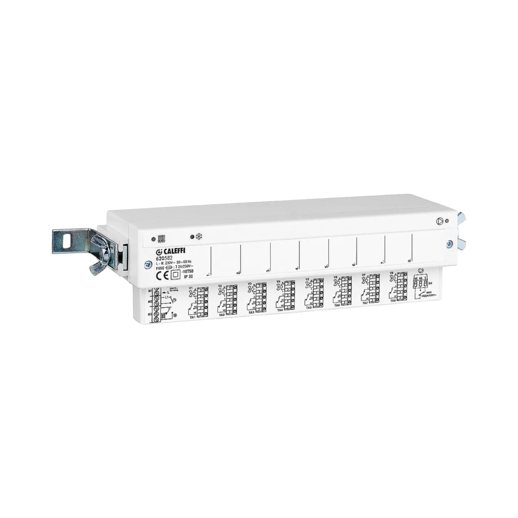 620582 მართვის პანელი 8 ch. 230 v Caleffi